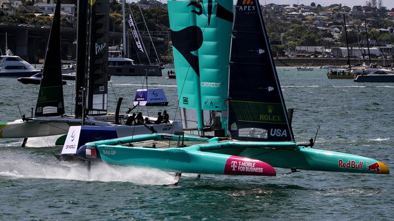  Race Day 1 - Auckland SailGP - January 18,  2024 photo copyright Richard Gladwell - Sail-World.com/nz taken at Royal New Zealand Yacht Squadron and featuring the F50 class