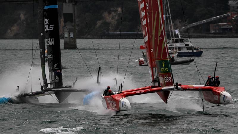  Race Day 2 - Auckland SailGP - January 19,  2024 photo copyright Richard Gladwell - Sail-World.com/nz taken at Royal New Zealand Yacht Squadron and featuring the F50 class