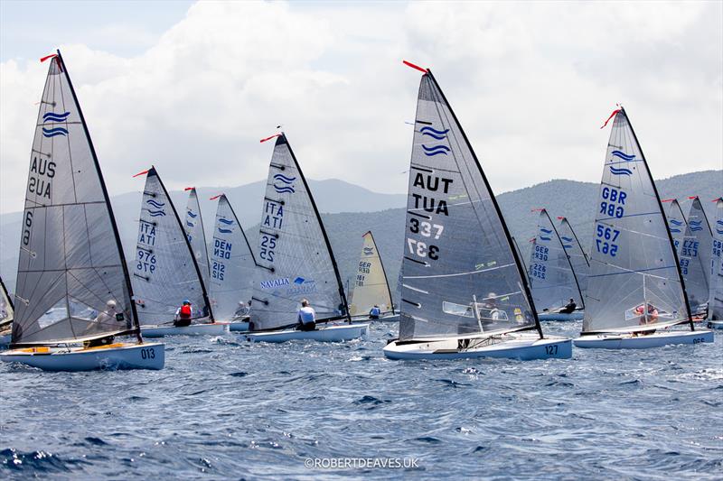 2024 Finn World Masters Day 1: Start Race 1 - photo © Robert Deaves / www.robertdeaves.uk