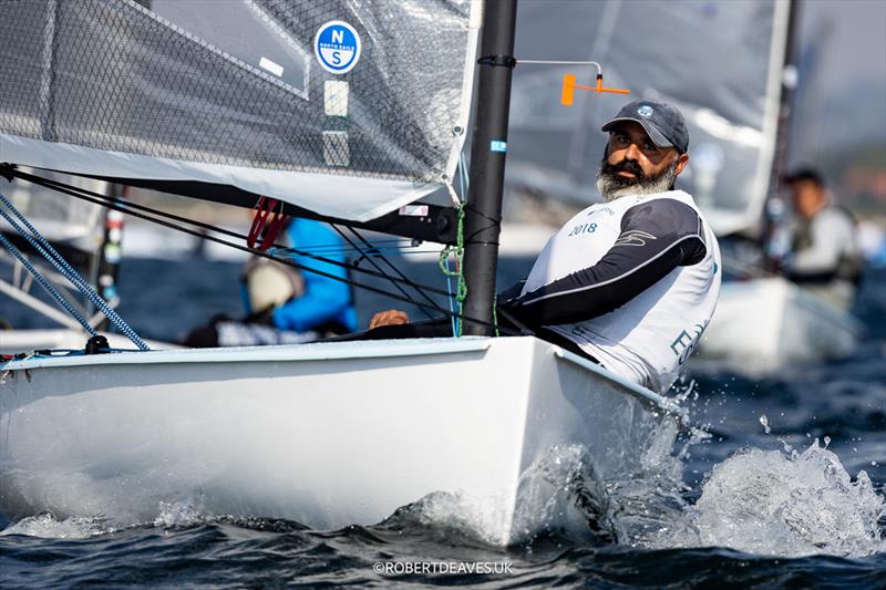 Miguel Fernandez Vasco, ESP on day 3 of the 2024 Finn Gold Cup - photo © Robert Deaves / www.robertdeaves.uk