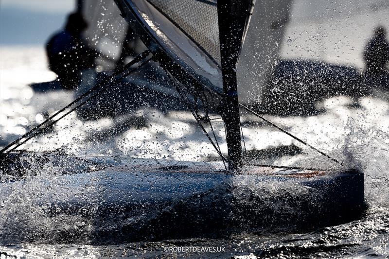 Tough conditions on day 3 of the 2024 Finn Gold Cup photo copyright Robert Deaves / www.robertdeaves.uk taken at Sailing Aarhus and featuring the Finn class