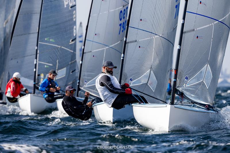 Miguel Fernandez Vasco, ESP on day 4 of the 2024 Finn Gold Cup photo copyright Robert Deaves / www.robertdeaves.uk taken at Sailing Aarhus and featuring the Finn class