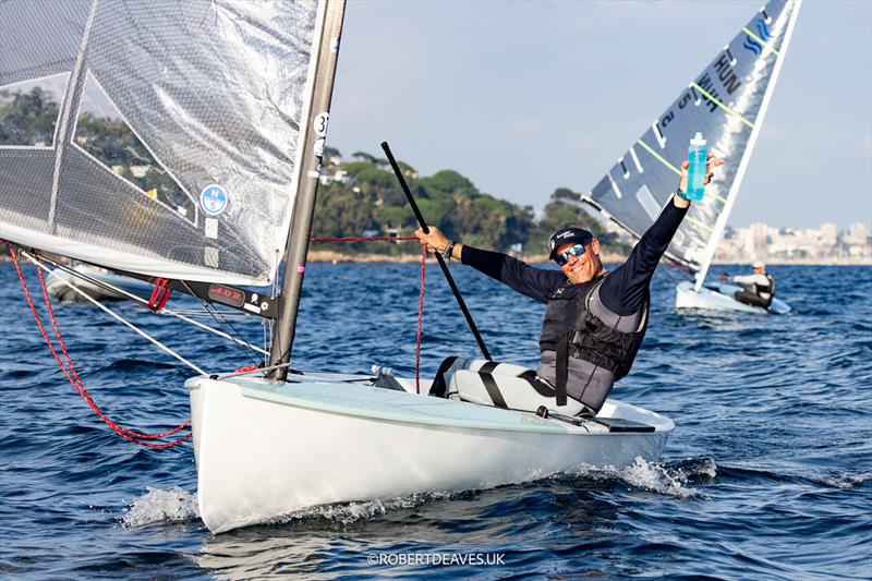 Christoph Burger (SUI) on day 3 of the 2024 Finn Open European Championship - photo © Robert Deaves / www.robertdeaves.uk