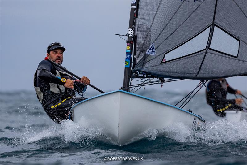 Filipe Silva (POR) on day 5 of the 2024 Finn Open European Championship - photo © Robert Deaves / www.robertdeaves.uk