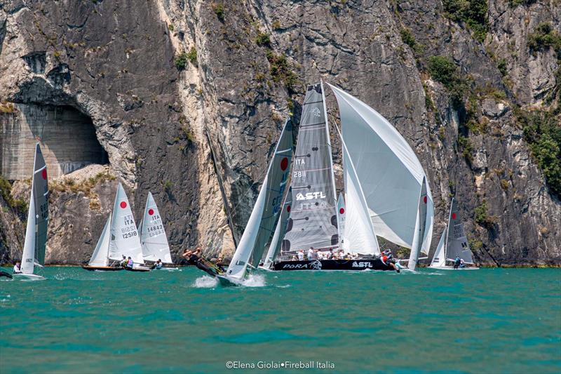 Fireball World Championship photo copyright Elena Giolai taken at Circolo Vela Arco and featuring the Fireball class