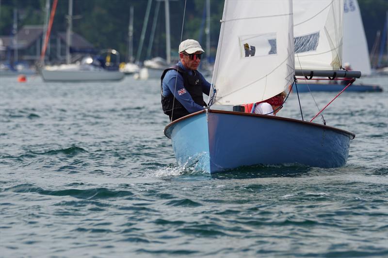 Firefly Nationals at Restronguet - Third Overall, Nigel Wakefield and Emily Saunderson photo copyright Frances Davison taken at Restronguet Sailing Club and featuring the Firefly class