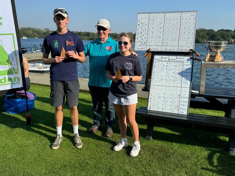 Broads Area Champion Club Ramuz Trophy - Runners-up from Beccles Amateur Sailing Club, Sam Johnson (l)  &  Freya Welham (r) - photo © Brian Wilkins