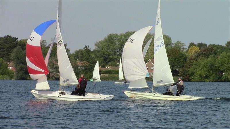 Flying Fifteens at Broxbourne photo copyright Stuart Hutchinson taken at Broxbourne Sailing Club and featuring the Flying Fifteen class