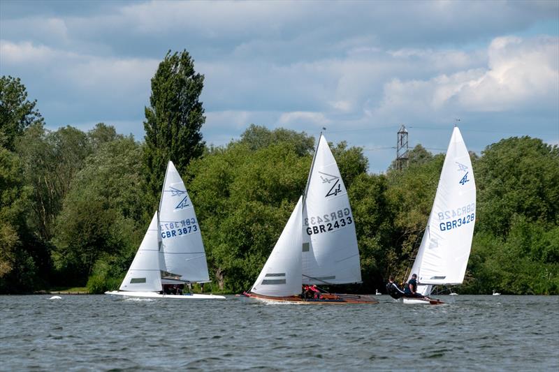 Gusty conditions and a good breeze made for exciting racing - Flying Fifteen open meeting at Middle Nene - photo © David Livingstone