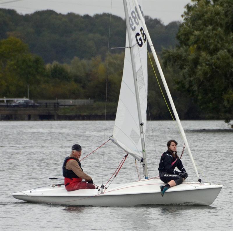 Pip and Alice Hudson win the Broxbourne Flying Fifteen Open  - photo © Broxbourne Sailing Club