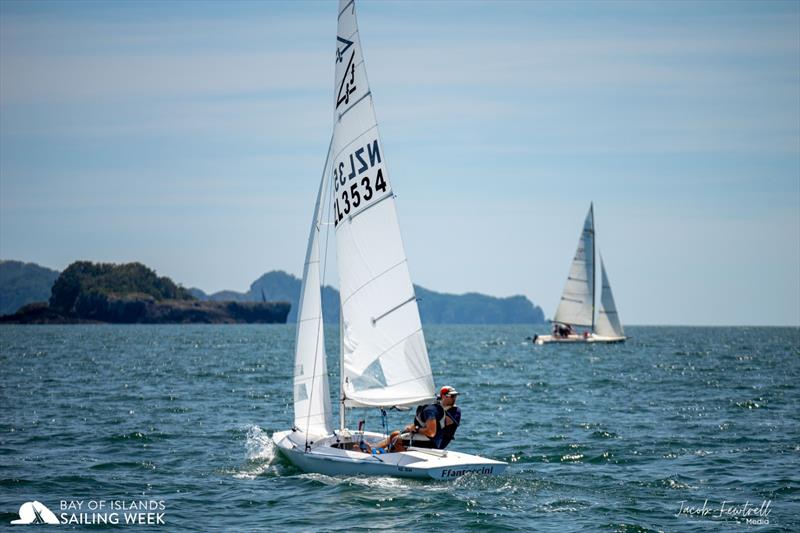 Ben Lowe and Jonny Noakes National Champions - 2025 New Zealand Flying 15 National Championship - photo © Jacob Frewtrell / Bay of Island Sailing Week