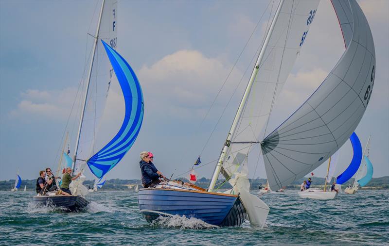 Taittinger Royal Solent Yacht Club Regatta photo copyright Tim Jeffreys taken at Royal Solent Yacht Club and featuring the Folkboat class