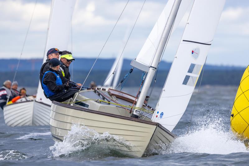 GBR777 during the Nordic Folkboat Gold Cup 2024 at Halmstads Segelsällskap photo copyright Daniel Stenholm taken at Halmstads Segelsällskap and featuring the Folkboat class