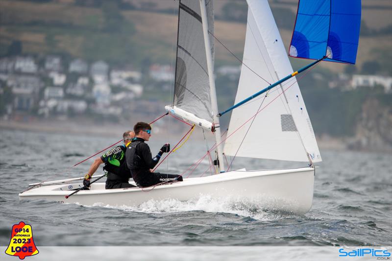 Crews' Race during the GP14 Nationals 2023 at Looe - photo © Richard Craig / www.SailPics.co.uk