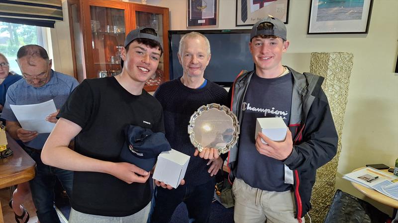 David Evans and William Draper win the Silver Fleet in the GP14 Championship of Ireland at Newtownards Sailing Club - photo © Bob Torrens