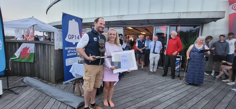 2024 GP14 Worlds at Pwllheli - Leading Female helm Diana Kissane photo copyright Andy Johnston taken at Plas Heli Welsh National Sailing Academy and featuring the GP14 class