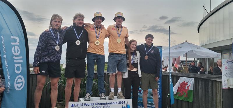 2024 GP14 Worlds at Pwllheli - Evans and Draper Youth and Silver Fleet winners - photo © Andy Johnston