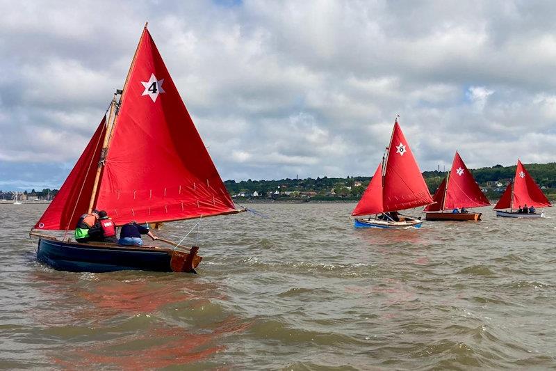 Beating against the tide - West Kirby SC Star class Classic Boat Challenge photo copyright Sarah Rees taken at West Kirby Sailing Club and featuring the Hamble Star class