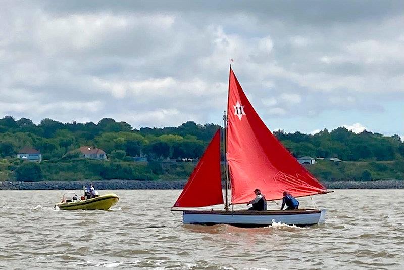 Team Conway heading inshore - West Kirby SC Star class Classic Boat Challenge photo copyright Sarah Rees taken at West Kirby Sailing Club and featuring the Hamble Star class