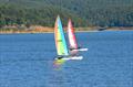 Hobie 17 racecourse action © the 2024 Hobie 17 and Hobie 18 North American Championships