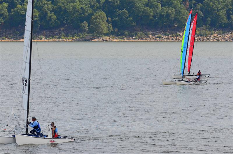 Hobie 18 racecourse action - photo © the 2024 Hobie 17 and Hobie 18 North American Championships