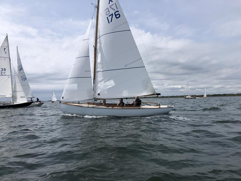 Ben McGrane aboard X176 Crumpet at Lymington - photo © Rory Paton