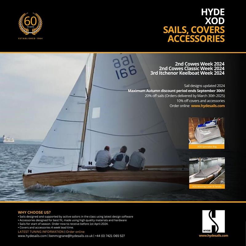 Early Autumn Maximum Discount - XOD - photo © Hyde Sails