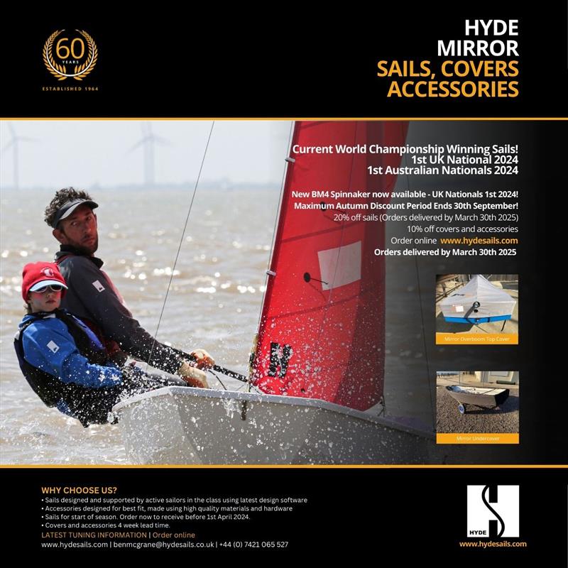 Early Autumn Maximum Discount - Mirror - photo © Hyde Sails