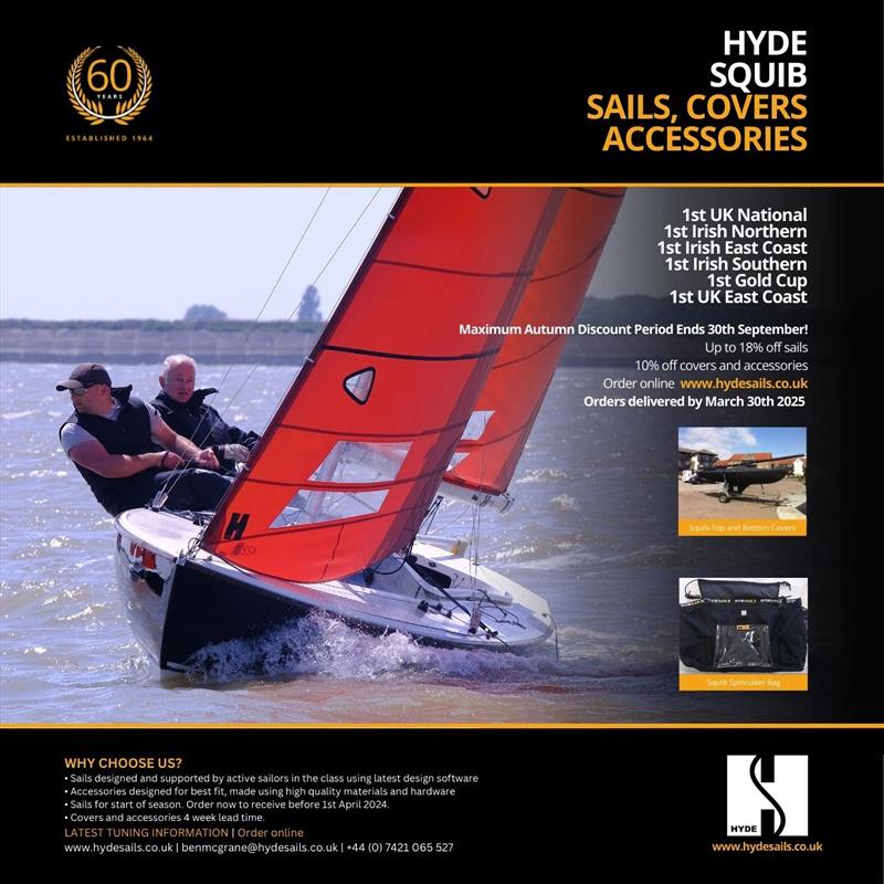 Early Autumn Maximum Discount - Squib - photo © Hyde Sails