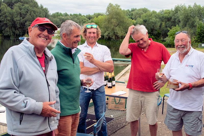 Winning team (L-R) Jack Mead, Ray Greer, Mark Greer, Peter McCallum, Tony Wright - Illusion 8 Hour Race at Middle Nene - photo © David Livingstone