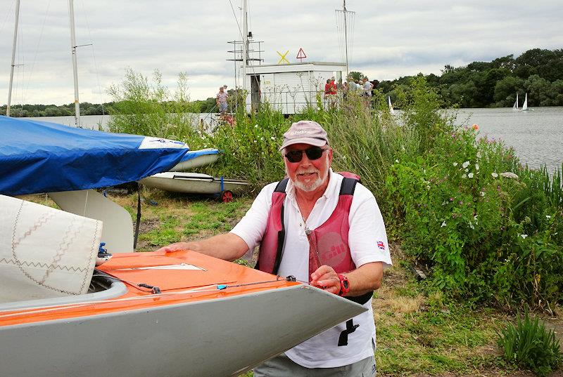 Tony Wright, Lead Skipper of the winning team - Illusion 8 Hour Race at Middle Nene photo copyright Wilf Kunze taken at Middle Nene Sailing Club and featuring the Illusion class