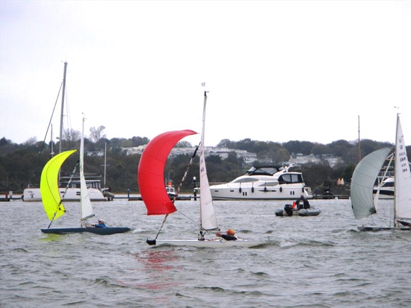 Bembridge Illusion Guy Fawkes Trophy 2024 photo copyright Mike Samuelson taken at Bembridge Sailing Club and featuring the Illusion class