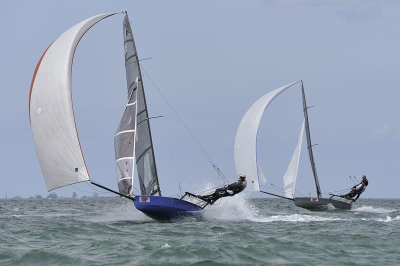 Day 3 of the International 14 Worlds in Geelong - photo © Christophe Favreau / www.christophefavreau.com