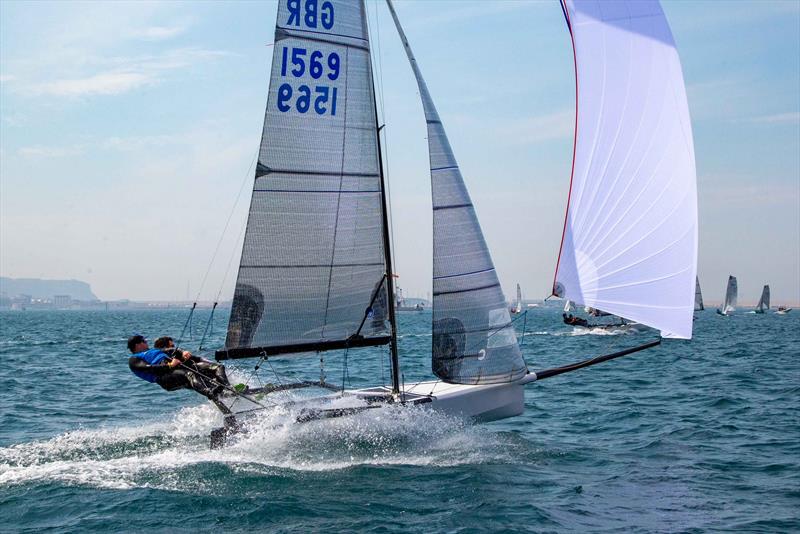 International 14s at the Weymouth Skiff Open - photo © Tim Olin / www.olinphoto.co.uk