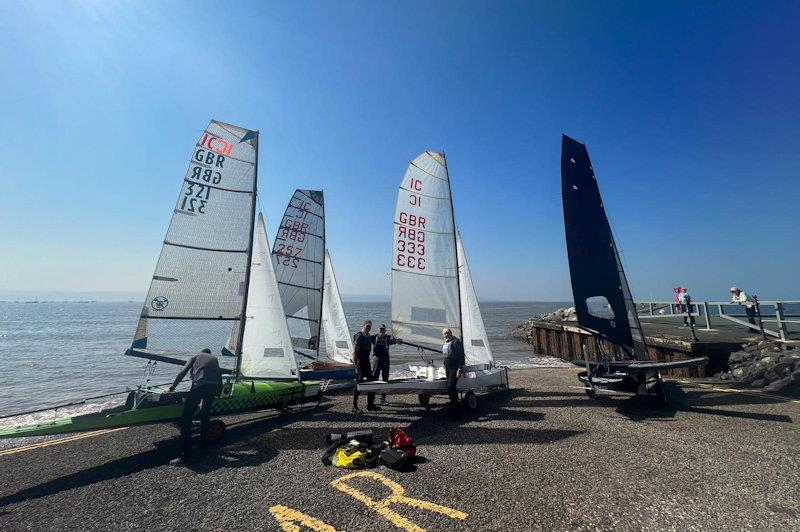 Rigged and ready - International Canoe 'Not the Nationals' at West Kirby - photo © Dan Skinner