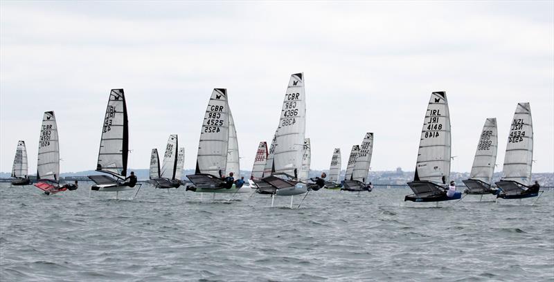 Noble Allen 2018 International Moth UK Championship at Thorpe Bay day 1 - photo © Mark Jardine / IMCA UK