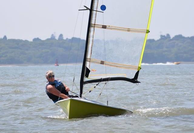 Anything is possible, as the author proves by squeezing 97 kg into a new restored International Moth. Of course the boat still sailed, but it really needed 77kg to be anything like competitive photo copyright Ridge / Henshall taken at  and featuring the International Moth class