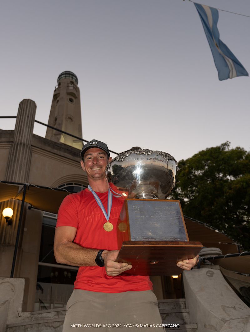 Dylan Fletcher wins the 2022 Moth Worlds at Buenos Aires, Argentina - photo © Moth Worlds ARG 2022 / Matias Capizzano