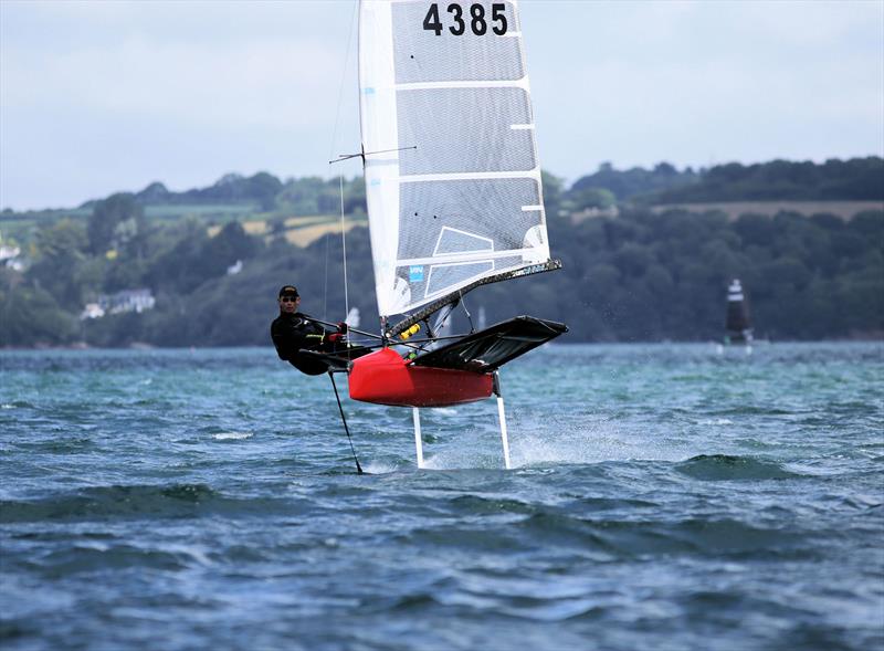 John Evans on Day 2 of the Wetsuit Outlet International Moth UK Nationals - photo © Mark Jardine / IMCAUK