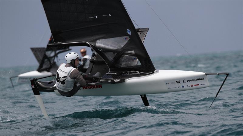 Day 2 - 2024 PredictWind Moth Worlds. Manly Sailing Club. January 5, 2025 photo copyright Richard Gladwell - Sail-World.com/nz taken at Manly Sailing Club and featuring the International Moth class