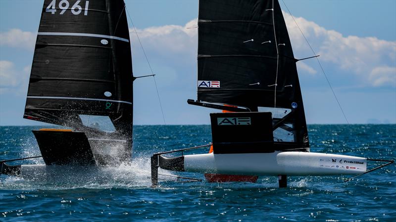 Silver fleet  - Day 5 - 2024 PredictWind Moth Worlds - Manly Sailing Club. January 9, 2025 - photo © Richard Gladwell - Sail-World.com/nz