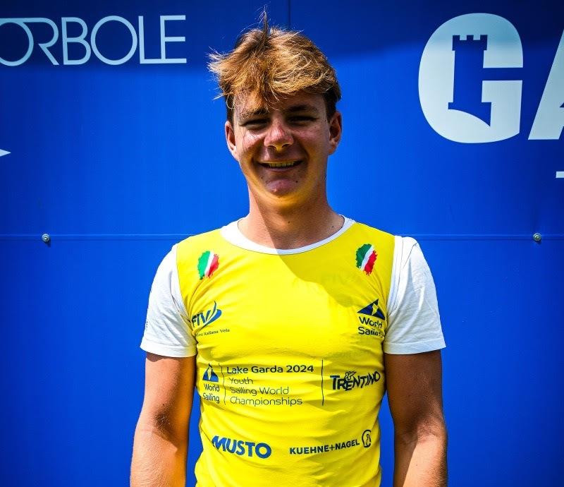 Federico Pilloni - Youth Sailing World Championships 2024 photo copyright World Sailing taken at Vela Garda Trentino and featuring the iQFoil class