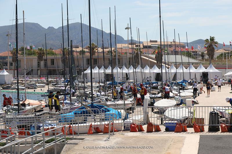 Boatpark - Olympic venue- Marseille - Paris2024 Olympic Regatta - July 24, 2024 - photo © Gilles Martin-Raget