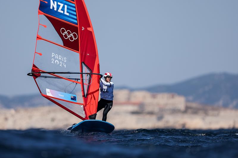 Leith Armit  (NZL) - Mens Windsurfer (ILCA-7) - Day 7 - Marseille - Paris2024 Olympic Regatta - August 3, 2024 photo copyright World Sailing / Lloyd Images taken at  and featuring the iQFoil class