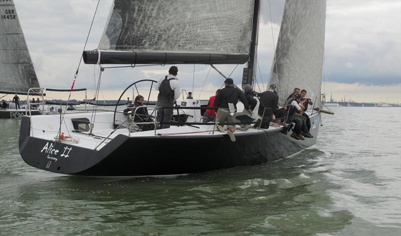 Light winds on the first weekend of the Garmin Hamble Winter Series, incorporating the MDL Hamble Big Boat Championships photo copyright Malcolm Donald taken at Hamble River Sailing Club and featuring the IRC class