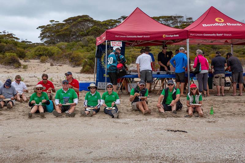 Sailors enjoyed a BBQ lunch by the local rotary club - 2019 Teakle Classic Lincoln Week Regatta - photo © Take 2 Photography