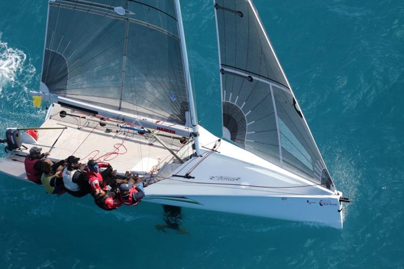 Vivace crew hard at work - 2019 Airlie Beach Race Week - photo © Shirley Wodson / ABRW