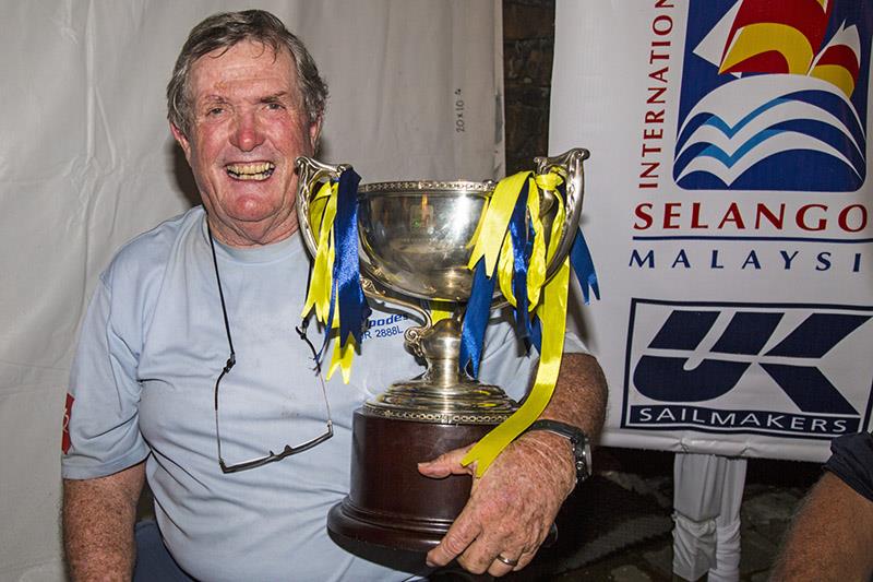 Geoff Hill (Antipodes) is hanging on to the Jugra Cup this time. Raja Muda Selangor International Regatta 2019 - photo © Guy Nowell / RMSIR