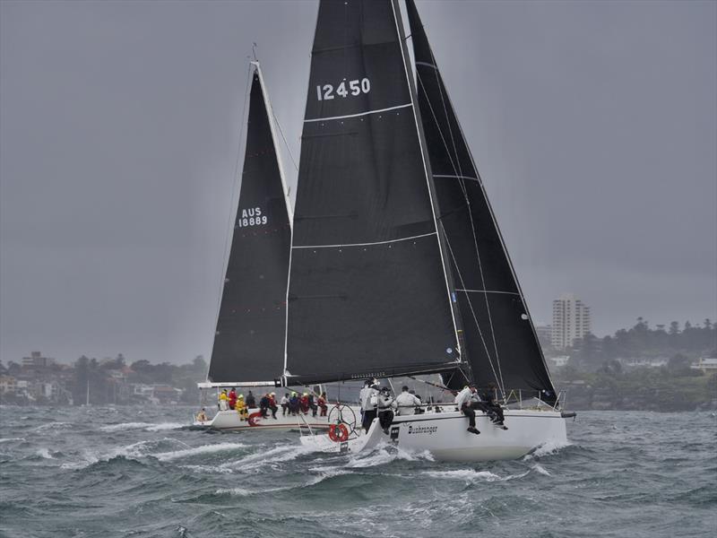 Bushranger and Nine Dragons heading to sea on day 1 of the annual Sydney Short Ocean Racing Championship - photo © Tilly McKnight Media