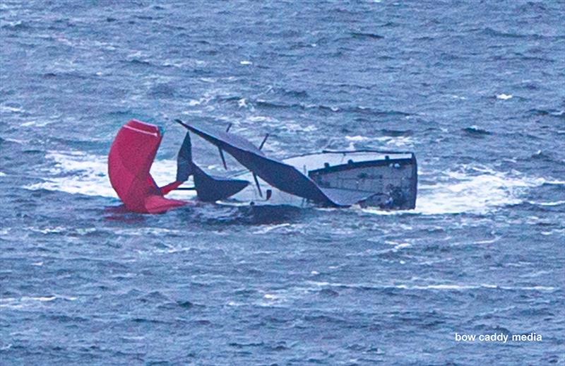 All part of the sequence as she comes down Sydney Harbour and wipes out. - photo © Bow Caddy Media